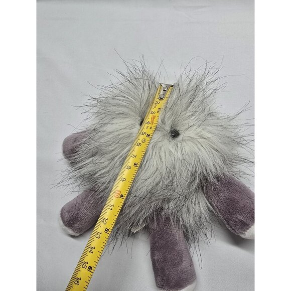 Scentsy Buddy Clip Keychain Plush Furry Grey Monster Stuffed Animal- Retired - Picture 4 of 7